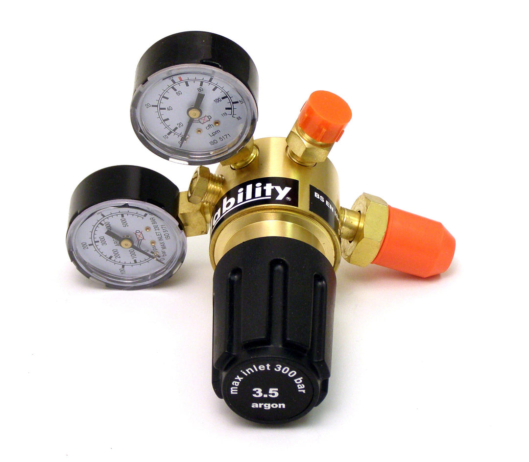 Weldability Sif Argon Regulator – Dual-Gauge, High-Precision, Industrial-Grade Gas Flow Control for MIG/TIG Welding, Pack of 1