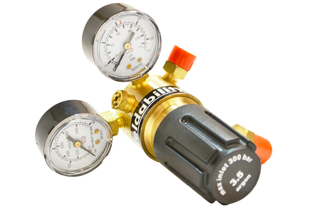 Weldability Sif Argon Regulator – Bottom Entry, Dual-Gauge, High-Performance Gas Control for MIG/TIG Welding, Pack of 1