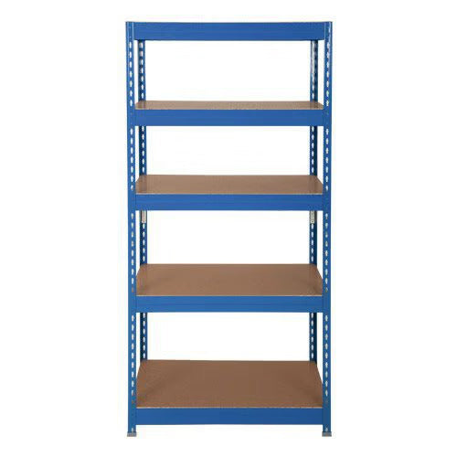 3 Bay Offer - Budget Shelving Blue - 1720h 900w with 5 Shelves