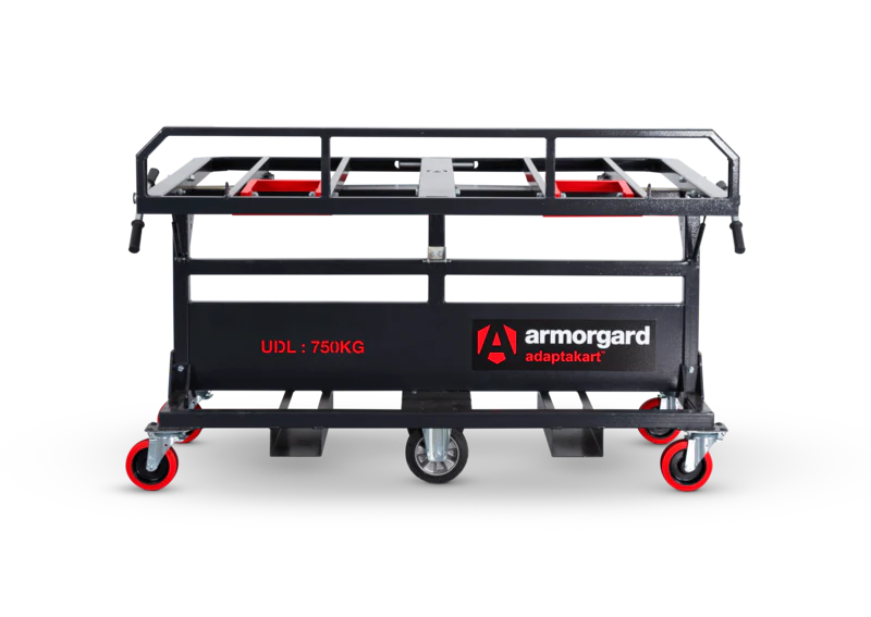 Armorgard AdaptaKart AK750 board trolley with pivoting frame 1990x740x1600