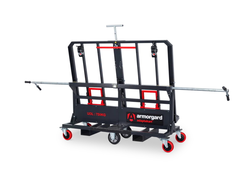 Armorgard AdaptaKart AK750 board trolley with pivoting frame 1990x740x1600