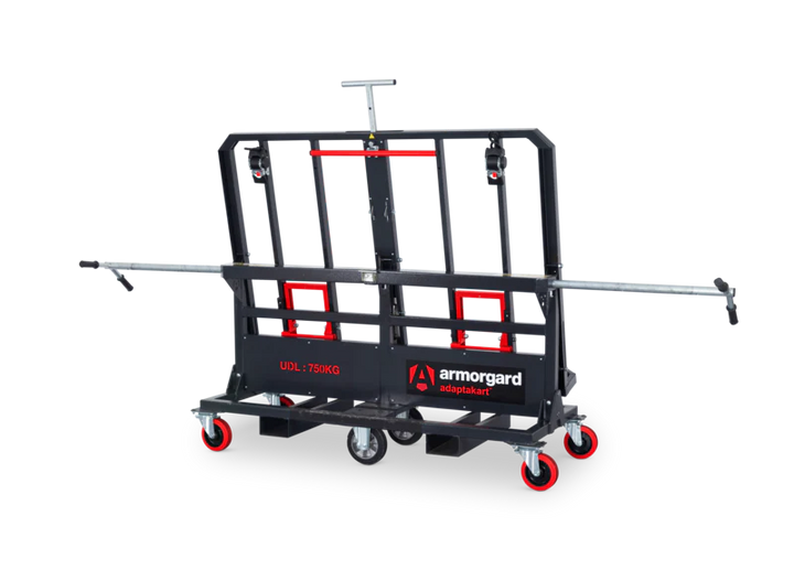 Armorgard AdaptaKart AK750 board trolley with pivoting frame 1990x740x1600