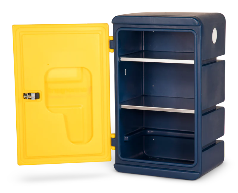 Armorgard Durable plastic chemical cabinet 575x440x910