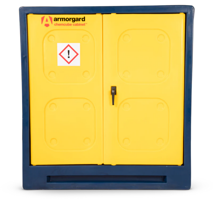Armorgard Durable plastic chemical cabinet 1220x550x1310