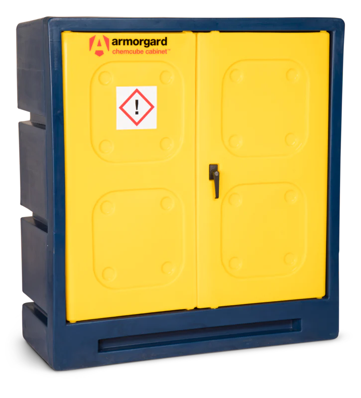 Armorgard Durable plastic chemical cabinet 1220x550x1310
