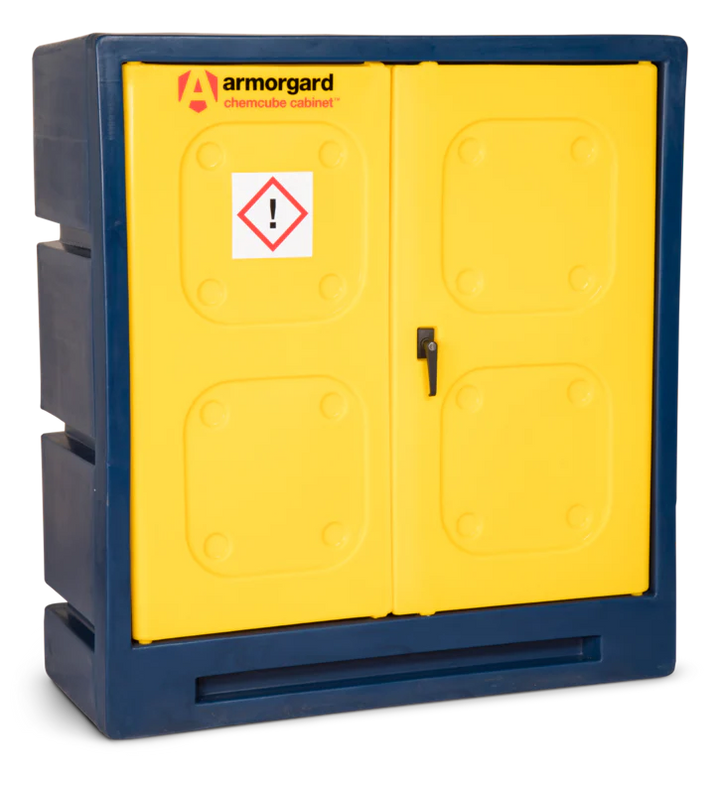 Armorgard Durable plastic chemical cabinet 1220x550x1310
