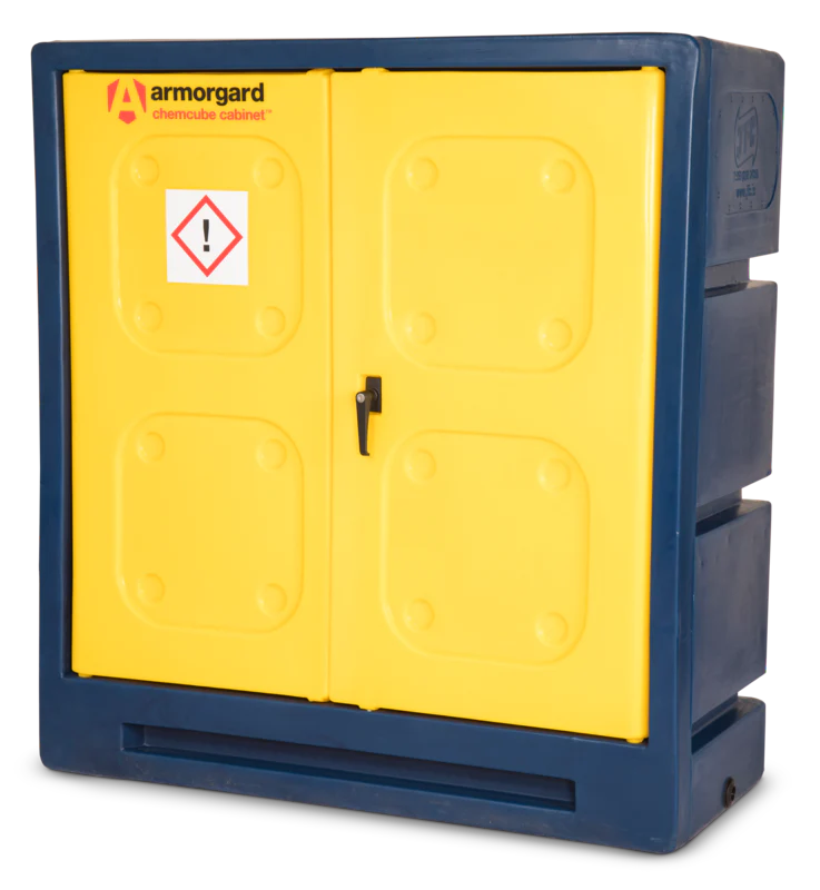 Armorgard Durable plastic chemical cabinet 1220x550x1310