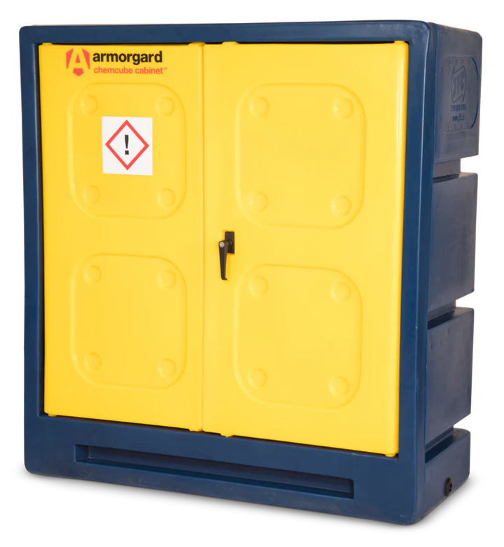 Armorgard Durable plastic chemical cabinet 1220x550x1310