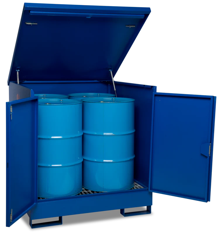 Armorgard 4 Drum enclosed DrumBank 1420x1345x1290