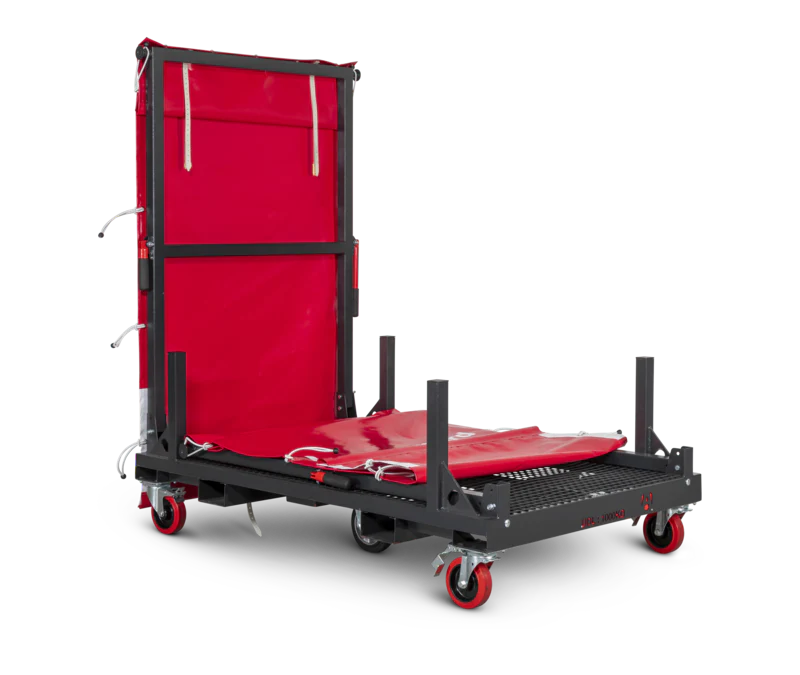 Armorgard  Mobile rack for ducting 1830x1150x670 complete with branded curtains
