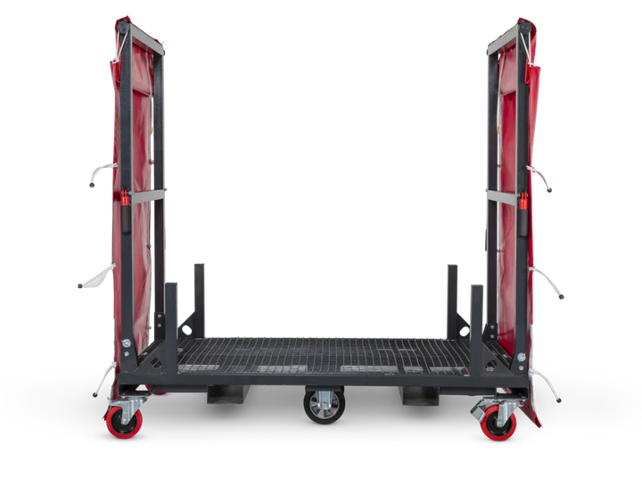 Armorgard  Mobile rack for ducting 1830x1150x670 complete with branded curtains
