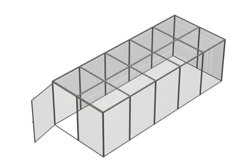 Armorgard Gorilla Gas Cage 2412x6066x1831