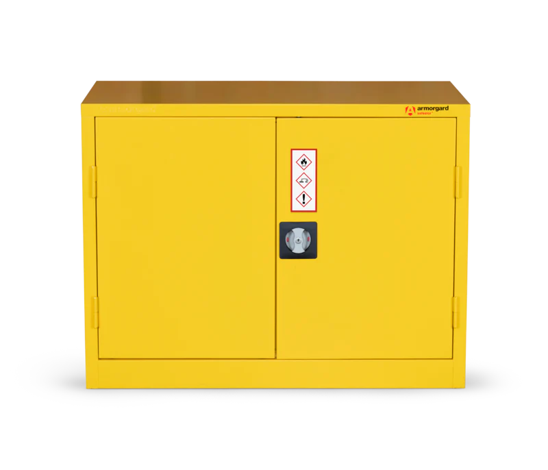 Armorgard Hazardous Floor Cupboard 900x465x700 c/w 1 Shelf