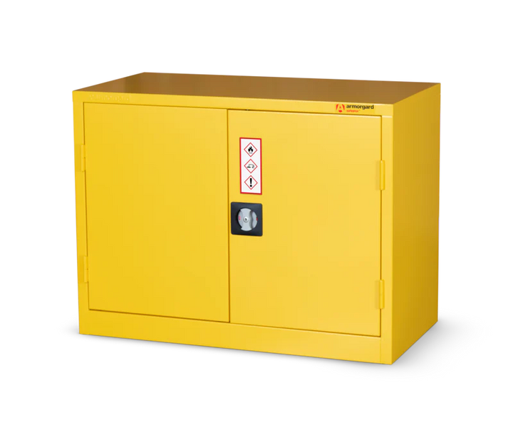 Armorgard Hazardous Floor Cupboard 900x465x700 c/w 1 Shelf