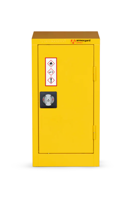 Armorgard Hazardous Floor Cupboard 350x315x700 c/w 1 Shelf