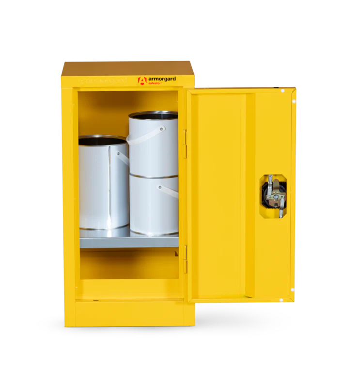 Armorgard Hazardous Floor Cupboard 350x315x700 c/w 1 Shelf