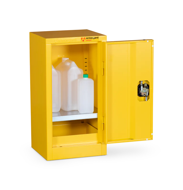 Armorgard Hazardous Floor Cupboard 350x315x700 c/w 1 Shelf