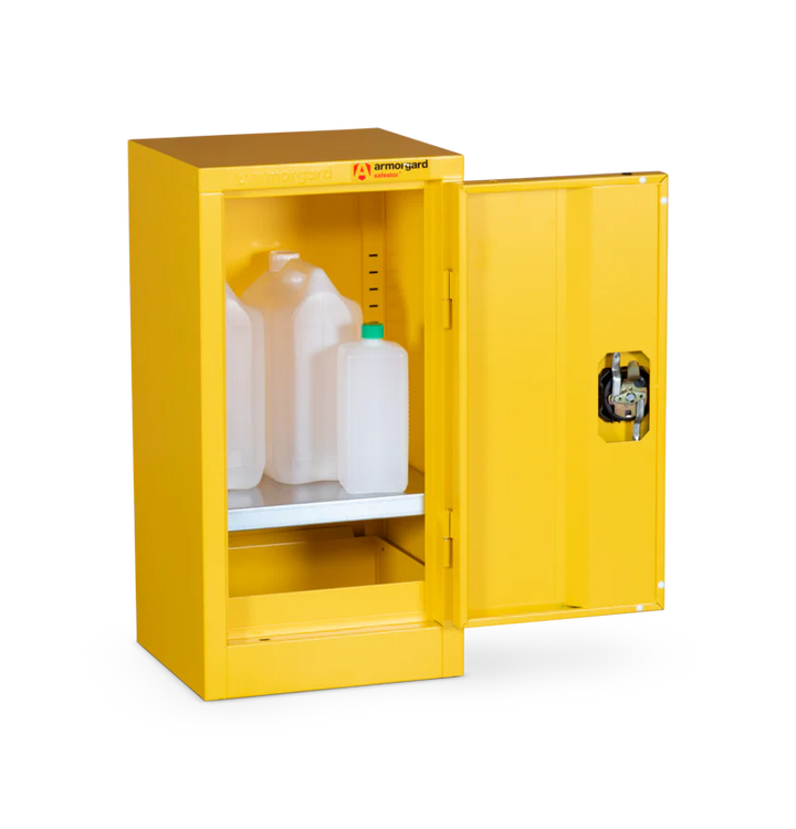 Armorgard Hazardous Floor Cupboard 350x315x700 c/w 1 Shelf