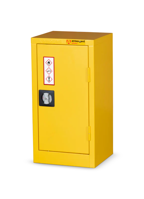 Armorgard Hazardous Floor Cupboard 350x315x700 c/w 1 Shelf