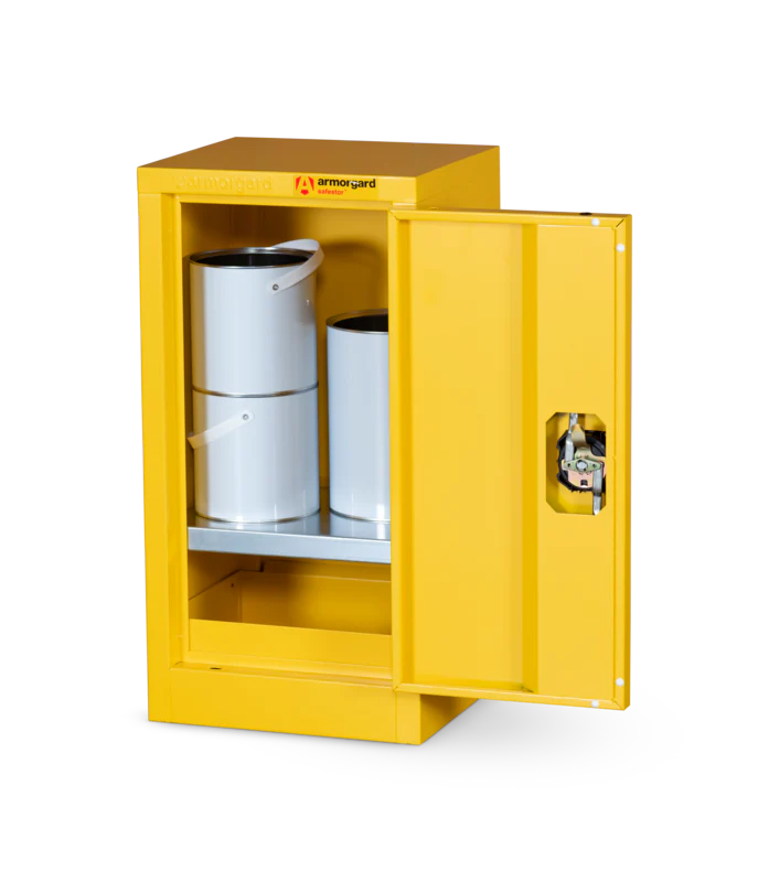 Armorgard Hazardous Floor Cupboard 350x315x700 c/w 1 Shelf