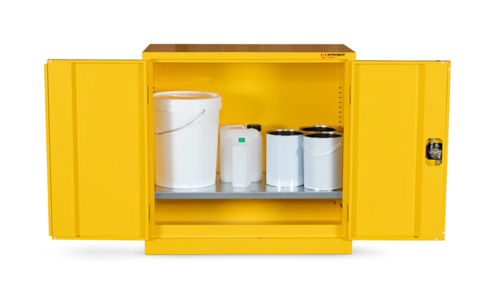 Armorgard Hazardous Floor Cupboard 900x465x900 c/w 1 Shelf
