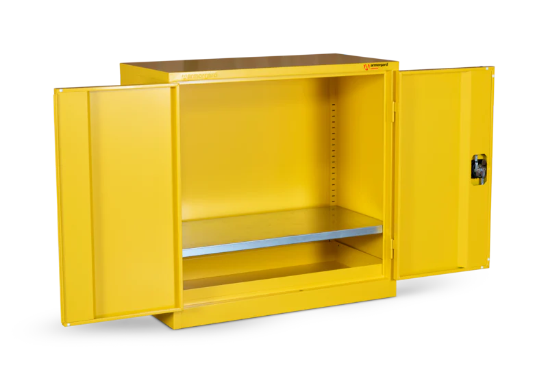 Armorgard Hazardous Floor Cupboard 900x465x900 c/w 1 Shelf