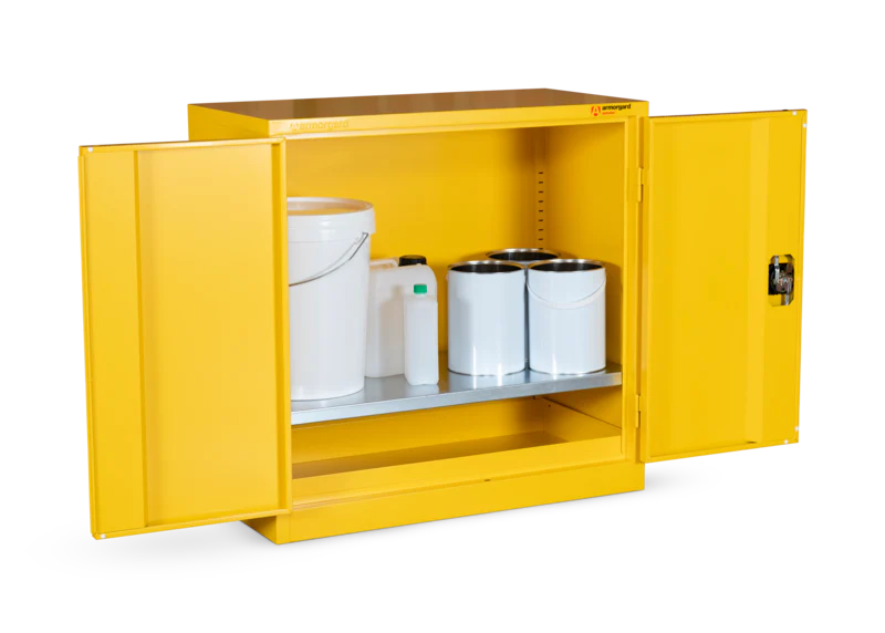 Armorgard Hazardous Floor Cupboard 900x465x900 c/w 1 Shelf