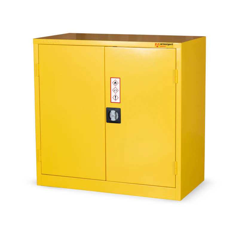 Armorgard Hazardous Floor Cupboard 900x465x900 c/w 1 Shelf