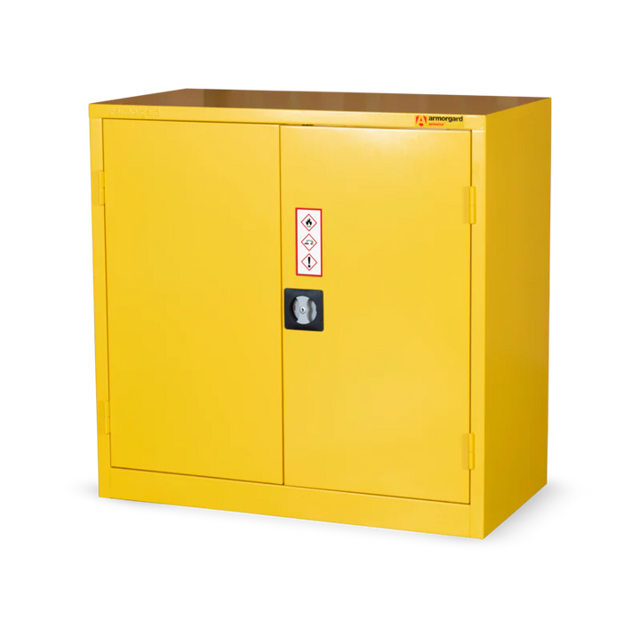 Armorgard Hazardous Floor Cupboard 900x465x900 c/w 1 Shelf