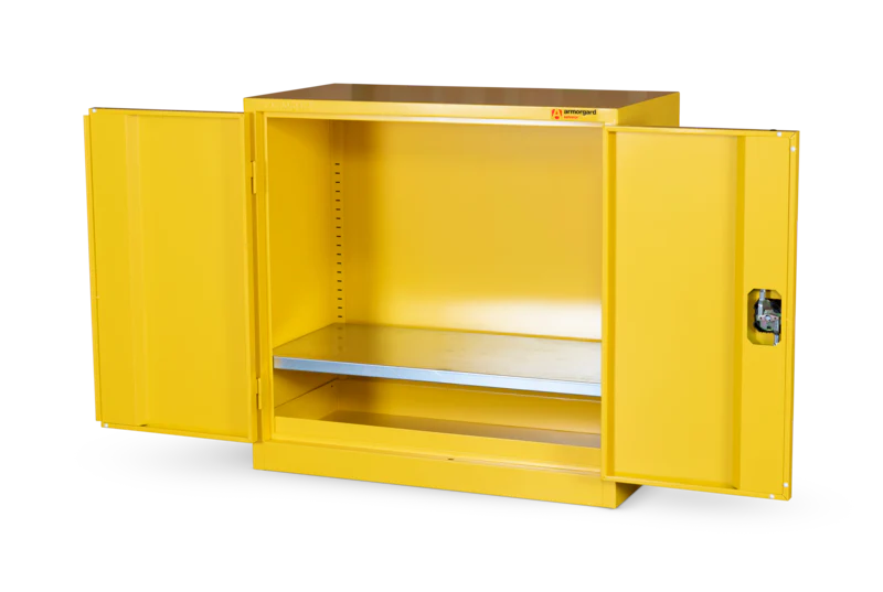 Armorgard Hazardous Floor Cupboard 900x465x900 c/w 1 Shelf