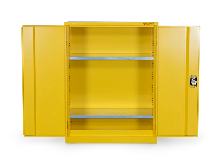 Armorgard Hazardous Floor Cupboard 1200x465x1800 c/w 3 Shelves