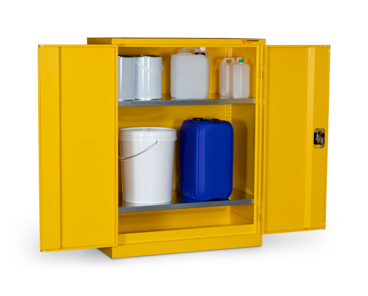 Armorgard Hazardous Floor Cupboard 1200x465x1800 c/w 3 Shelves
