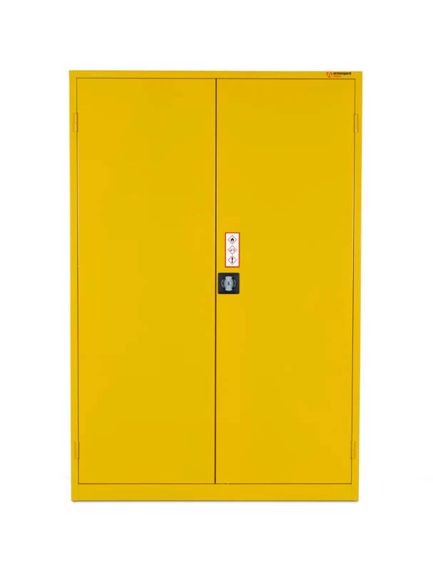 Armorgard Hazardous Floor Cupboard 1200x465x1800 c/w 3 Shelves
