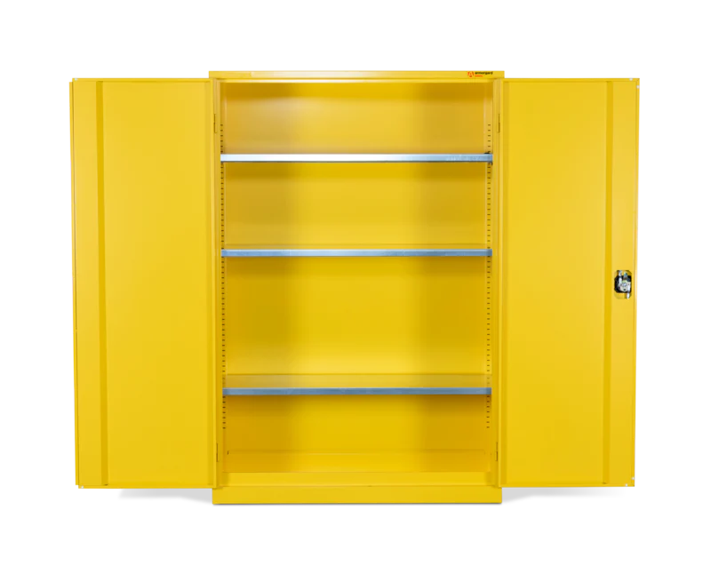 Armorgard Hazardous Floor Cupboard 1200x465x1800 c/w 3 Shelves