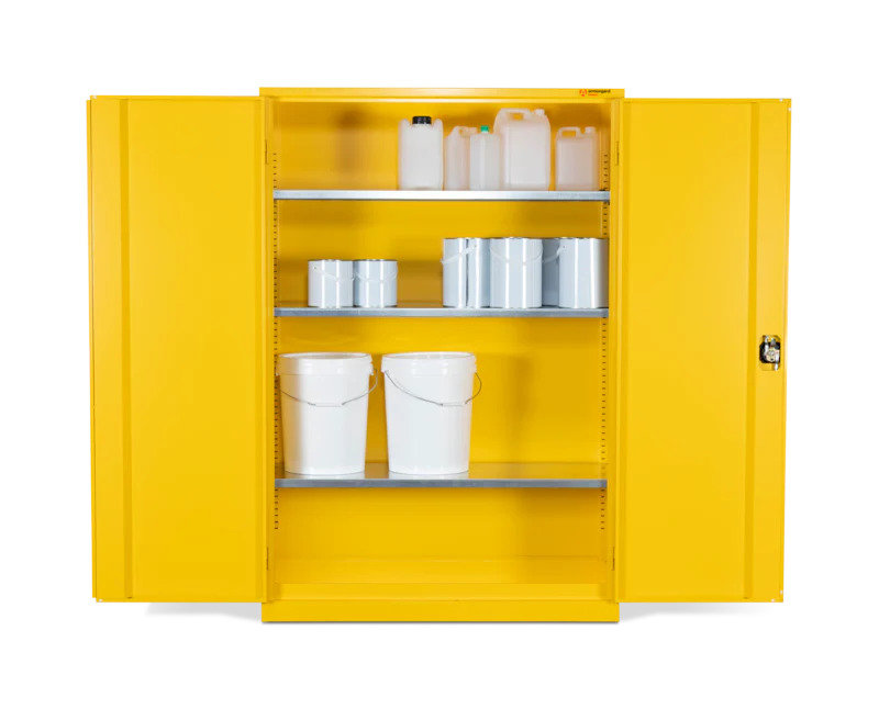 Armorgard Hazardous Floor Cupboard 1200x465x1800 c/w 3 Shelves