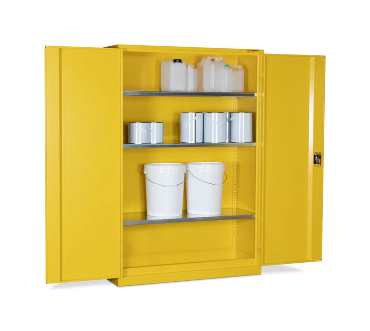 Armorgard Hazardous Floor Cupboard 1200x465x1800 c/w 3 Shelves