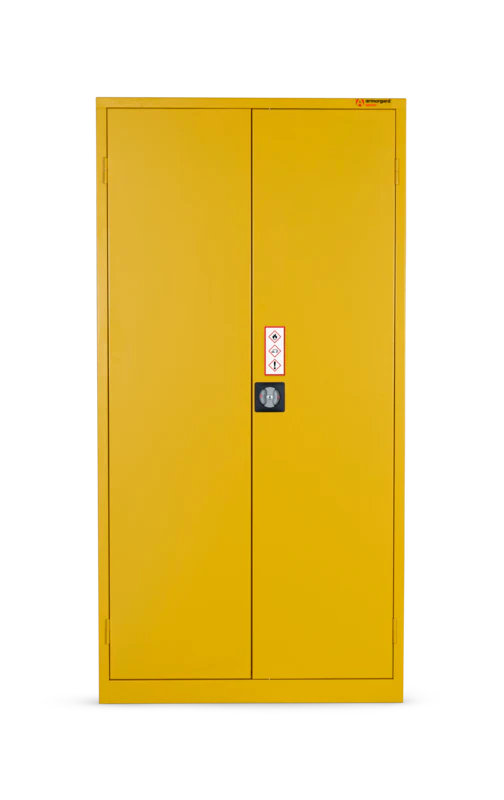 Armorgard Hazardous Floor Cupboard 900x465x1800 c/w 3 Shelves