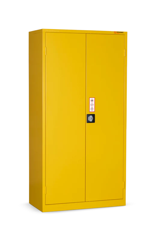 Armorgard Hazardous Floor Cupboard 900x465x1800 c/w 3 Shelves