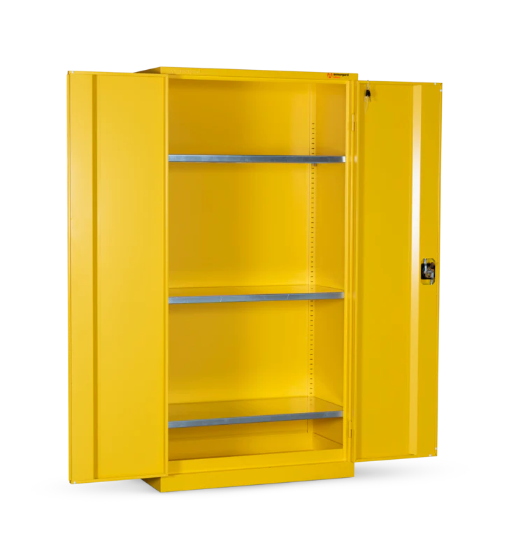 Armorgard Hazardous Floor Cupboard 900x465x1800 c/w 3 Shelves