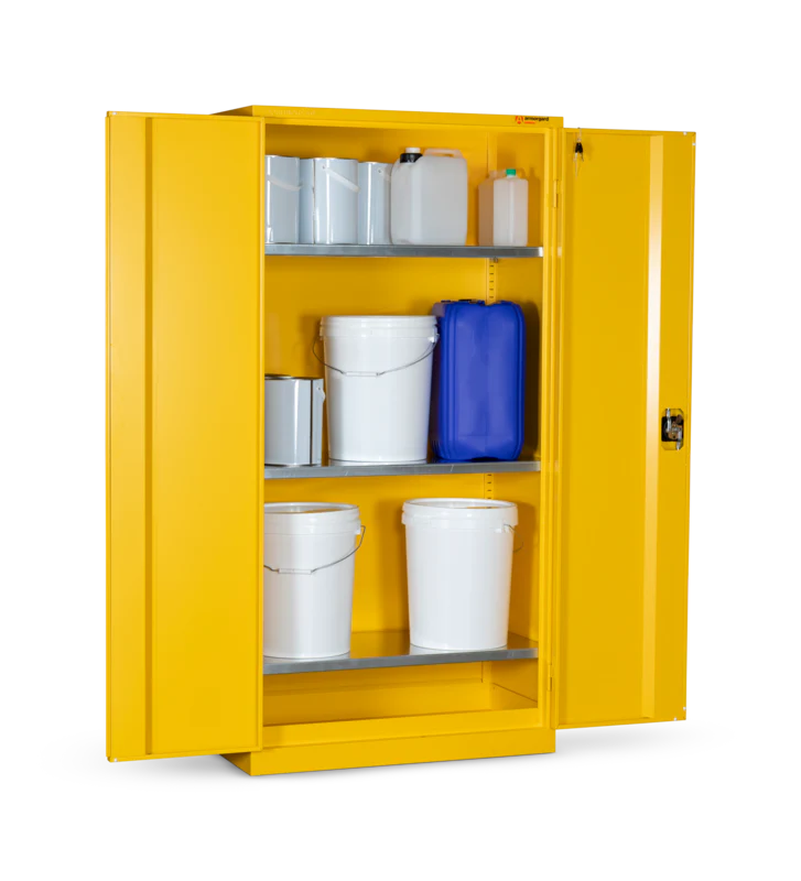 Armorgard Hazardous Floor Cupboard 900x465x1800 c/w 3 Shelves