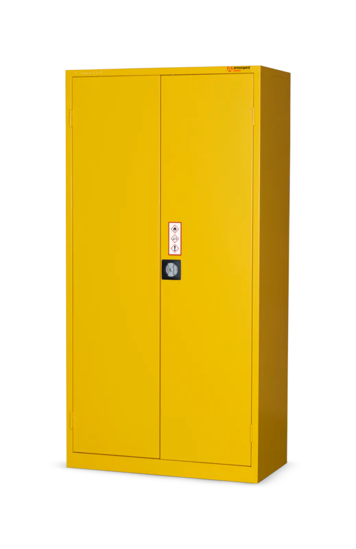 Armorgard Hazardous Floor Cupboard 900x465x1800 c/w 3 Shelves