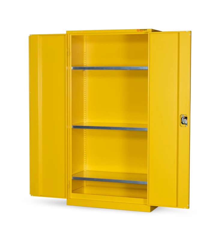Armorgard Hazardous Floor Cupboard 900x465x1800 c/w 3 Shelves