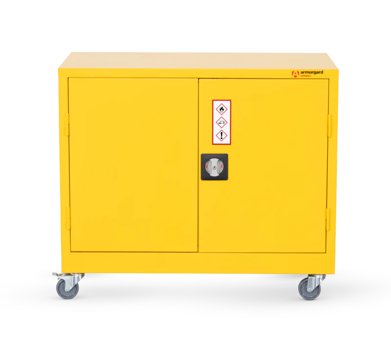 Armorgard Hazardous Mobile Cupboard 900x465x810