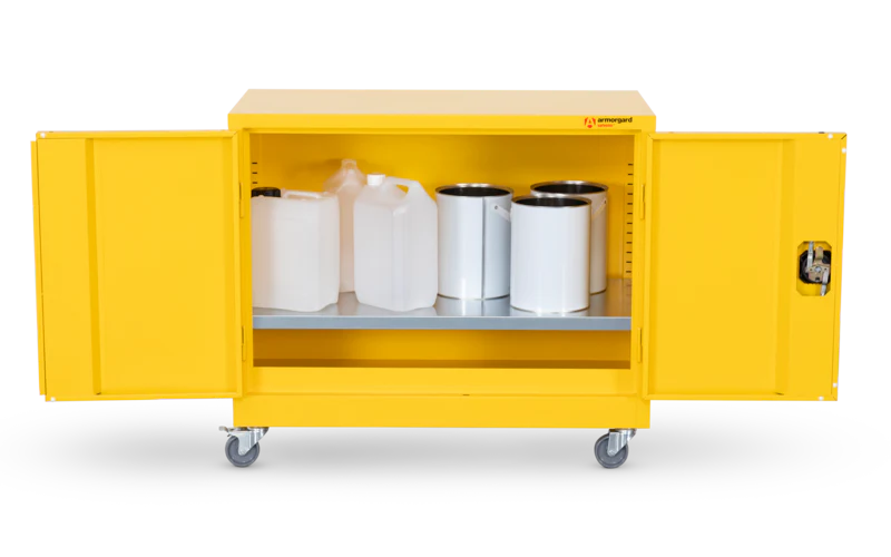Armorgard Hazardous Mobile Cupboard 900x465x810