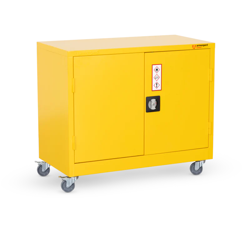 Armorgard Hazardous Mobile Cupboard 900x465x810