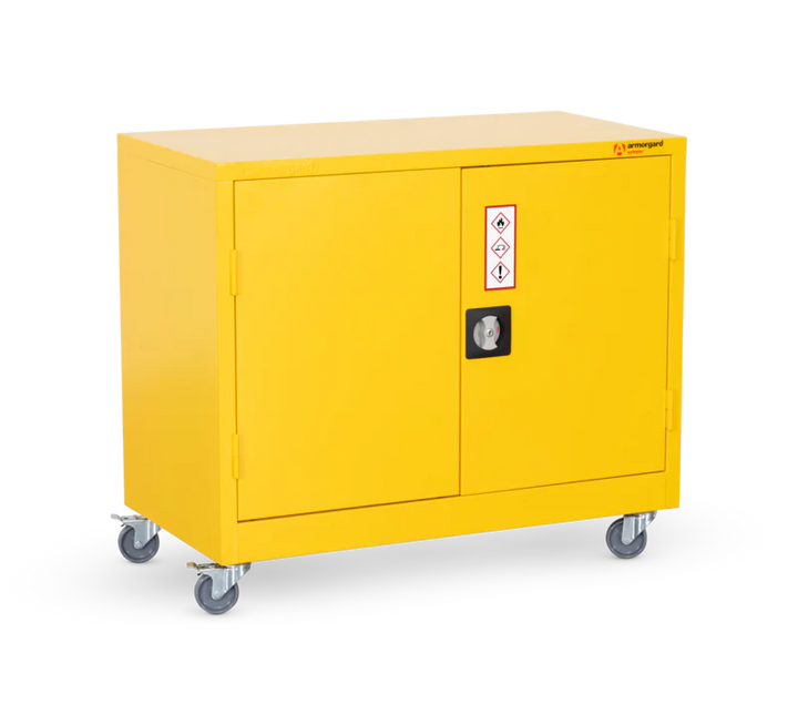 Armorgard Hazardous Mobile Cupboard 900x465x810