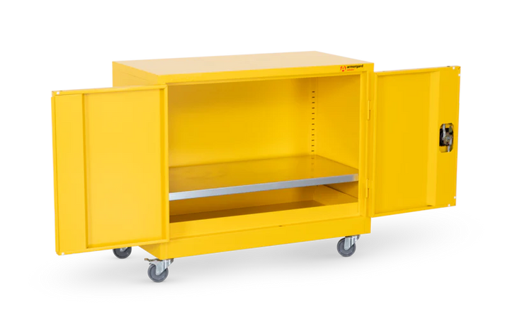 Armorgard Hazardous Mobile Cupboard 900x465x810