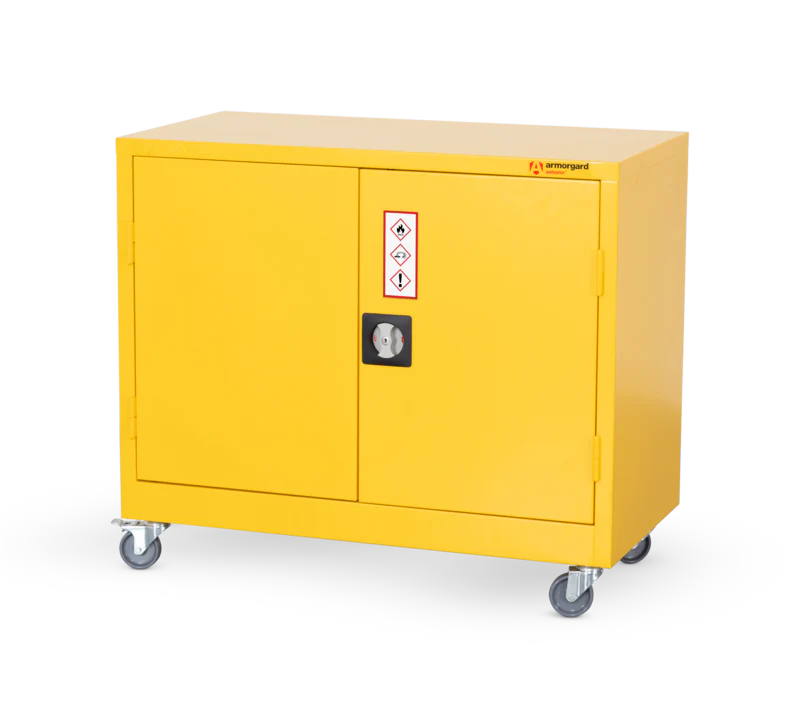 Armorgard Hazardous Mobile Cupboard 900x465x810