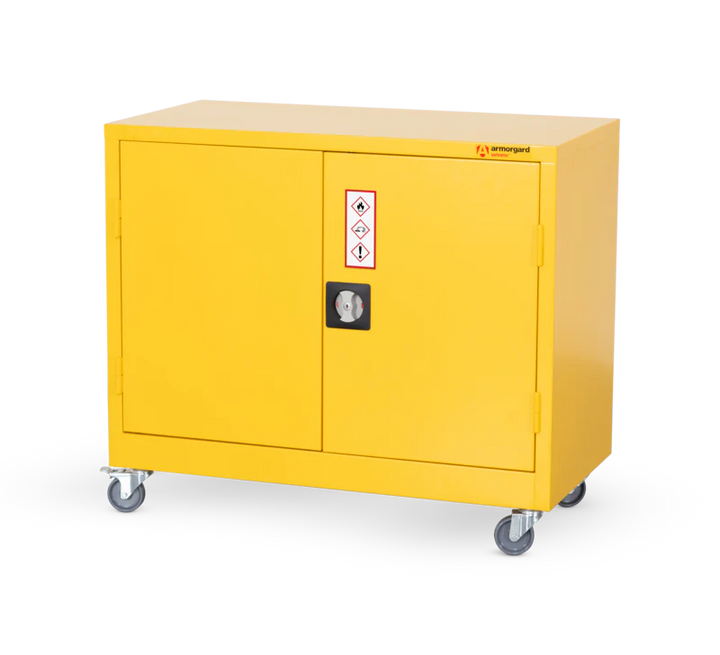 Armorgard Hazardous Mobile Cupboard 900x465x810