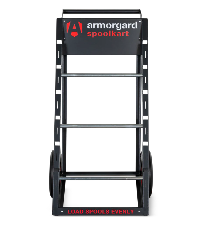 Armorgard Spoolkart, Sturdy mobile kart for dispensing multiple cable spools 740x840x1365
